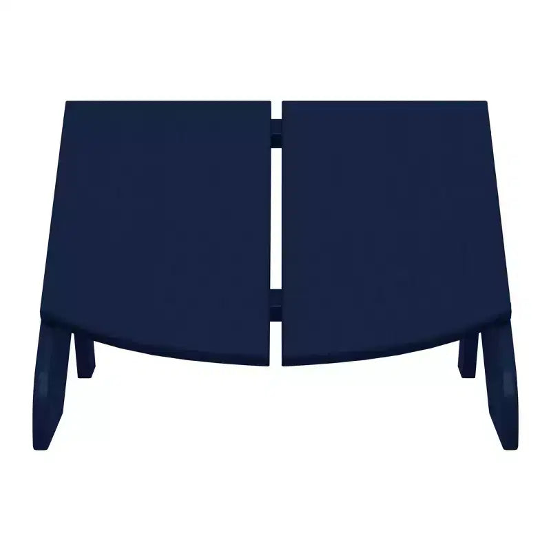 WestinTrends Riviera Modern HDPE Plastic Folding Patio Adirondack Ottoman