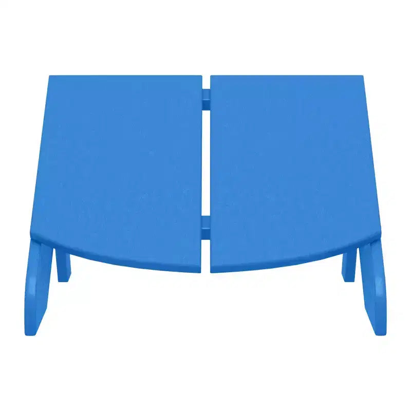 WestinTrends Riviera Modern HDPE Plastic Folding Patio Adirondack Ottoman