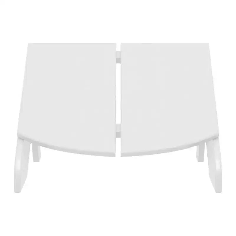 WestinTrends Riviera Modern HDPE Plastic Folding Patio Adirondack Ottoman