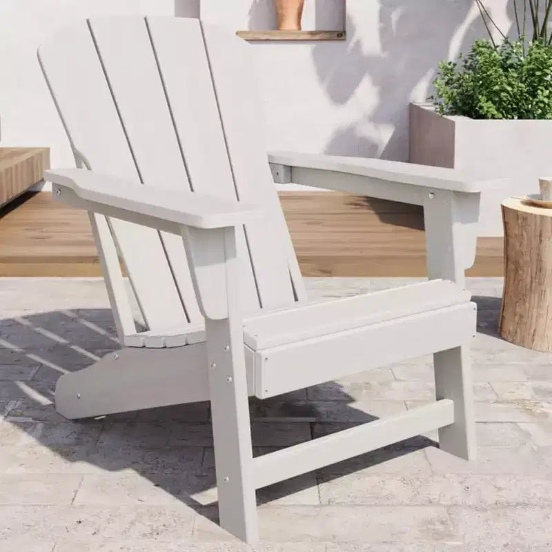 Patio Adirondack Accent Chairs, Weather Resistant Outdoor Chair, Heavy Duty 380Lbs Capacity for Outdoor, Patio, Lawn, Garden, Porch