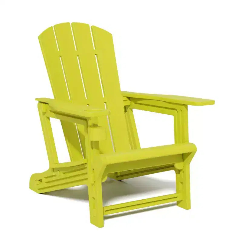 NAYSAYE Patio Chaise Lounge Adirondack Chair with Cup Holder Foldable Design for Outdoor Relaxation, 22.3*30*36.4