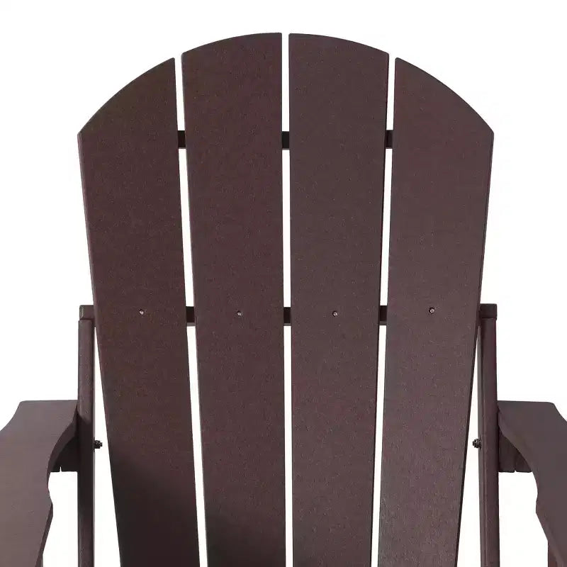 Chaise Adirondack pliante et réglable WestinTrends Malibu avec repose-pieds rétractable et porte-gobelet, Bois vieilli