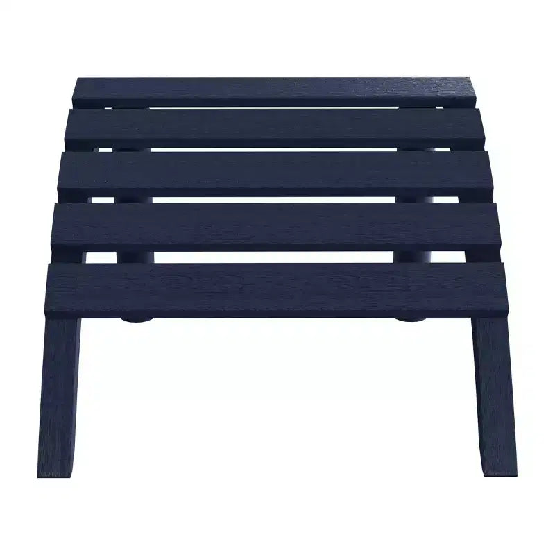 WestinTrends Azura Outdoor Patio HDPE Adirondack Ottoman Footrest