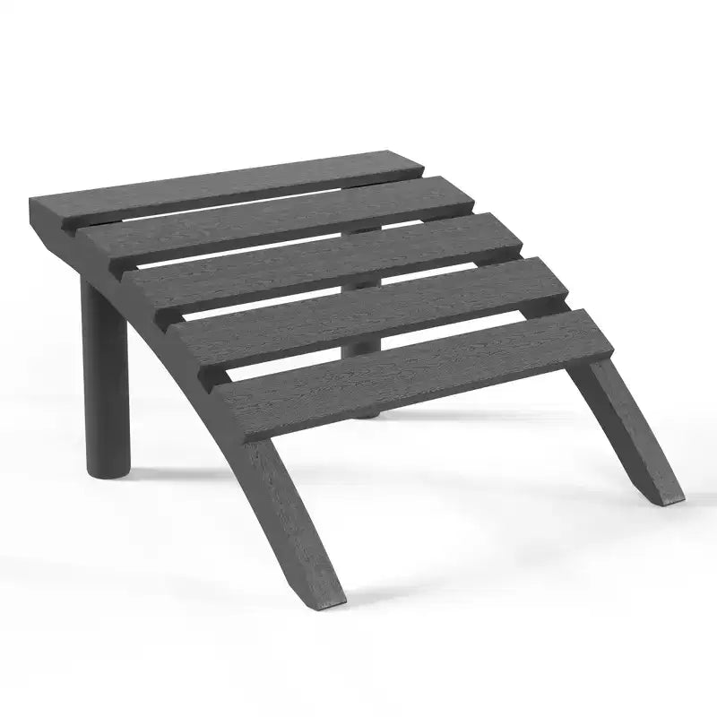 WestinTrends Azura Outdoor Patio HDPE Adirondack Ottoman Footrest