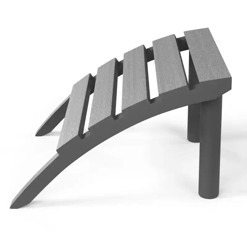 WestinTrends Azura Outdoor Patio HDPE Adirondack Ottoman Footrest