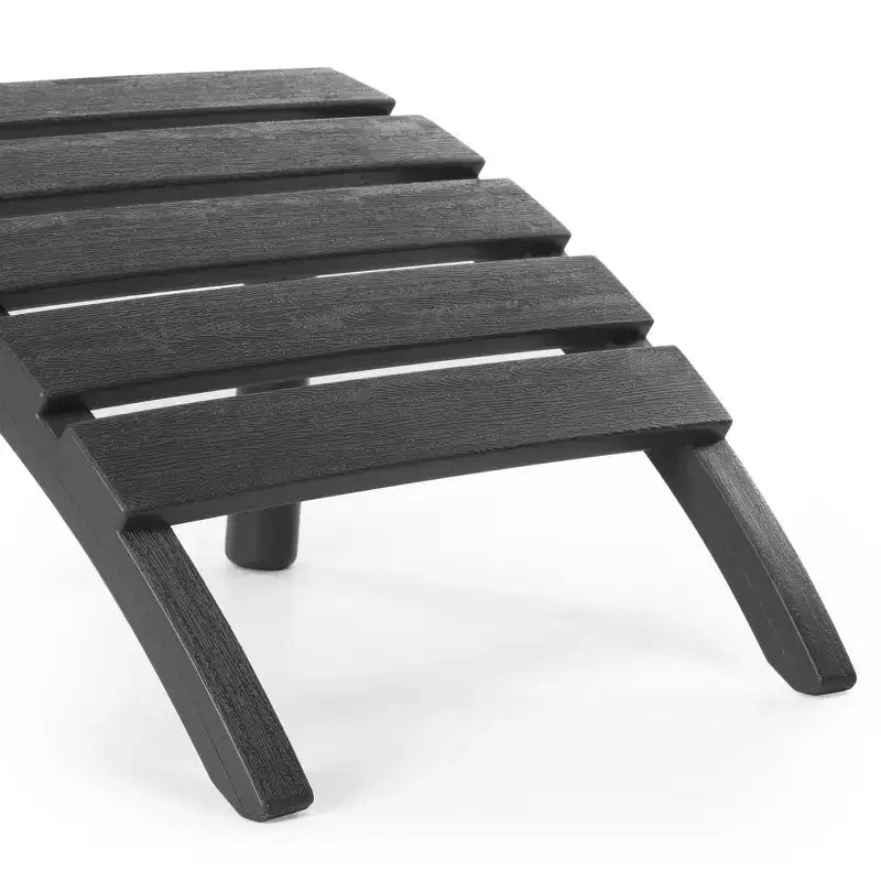 WestinTrends Azura Outdoor Patio HDPE Adirondack Ottoman Footrest