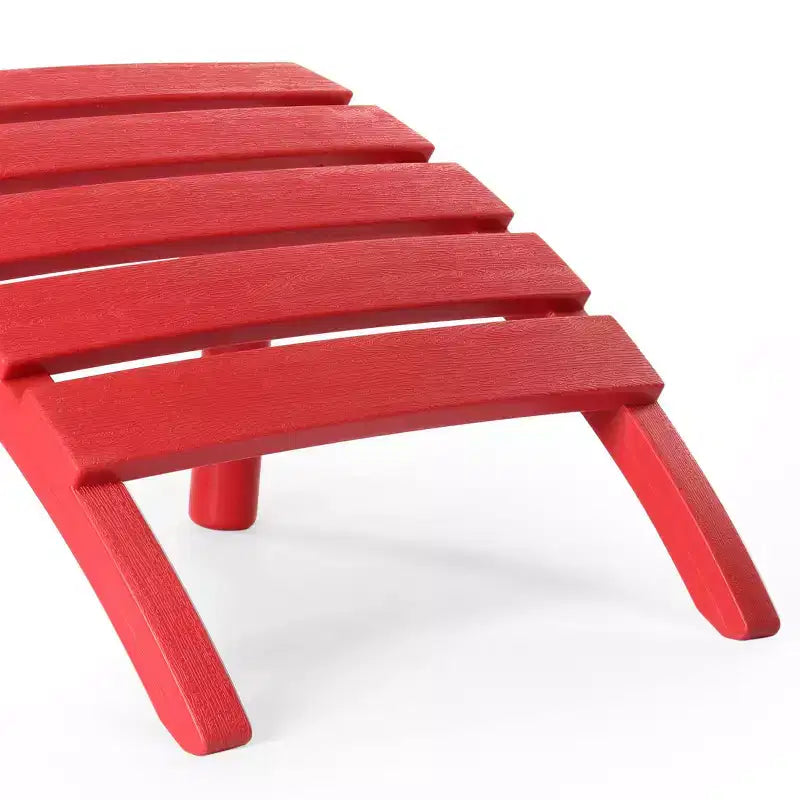 WestinTrends Azura Outdoor Patio HDPE Adirondack Ottoman Footrest