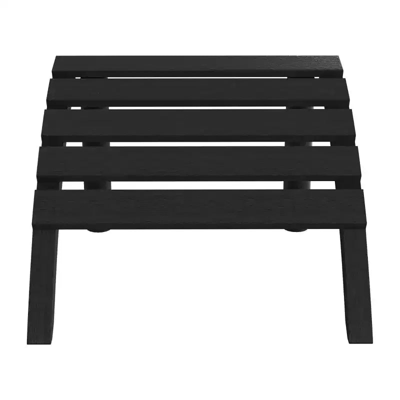 WestinTrends Azura Outdoor Patio HDPE Adirondack Ottoman Footrest