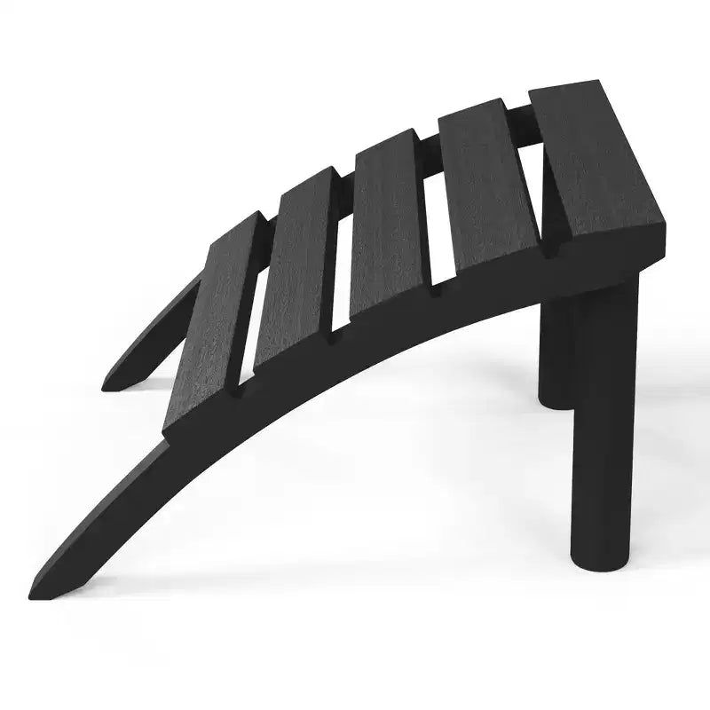WestinTrends Azura Outdoor Patio HDPE Adirondack Ottoman Footrest