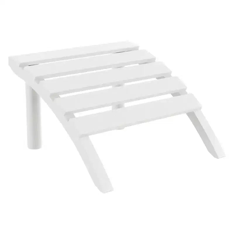 WestinTrends Azura Outdoor Patio HDPE Adirondack Ottoman Footrest