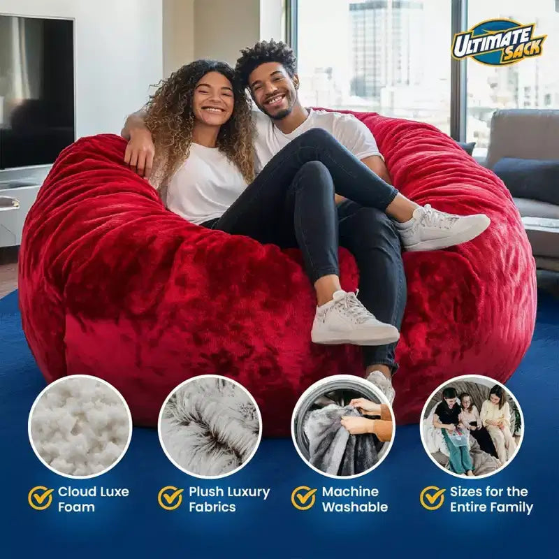 Poltrona Sacco Gigante – Pouf Lounge Interno in Gommapiuma