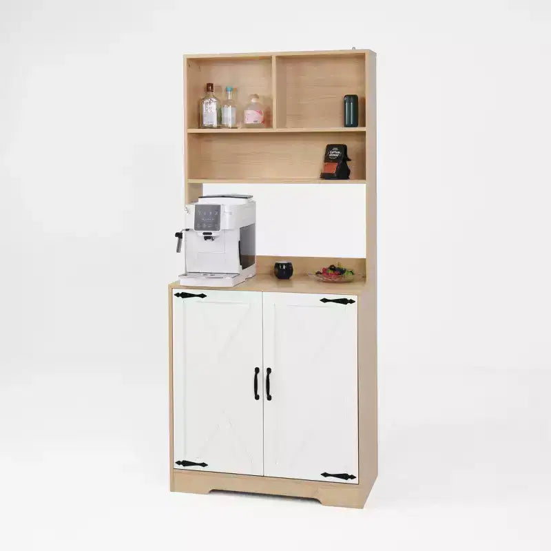 Credenza in legno a 4 ante e 2 cassetti