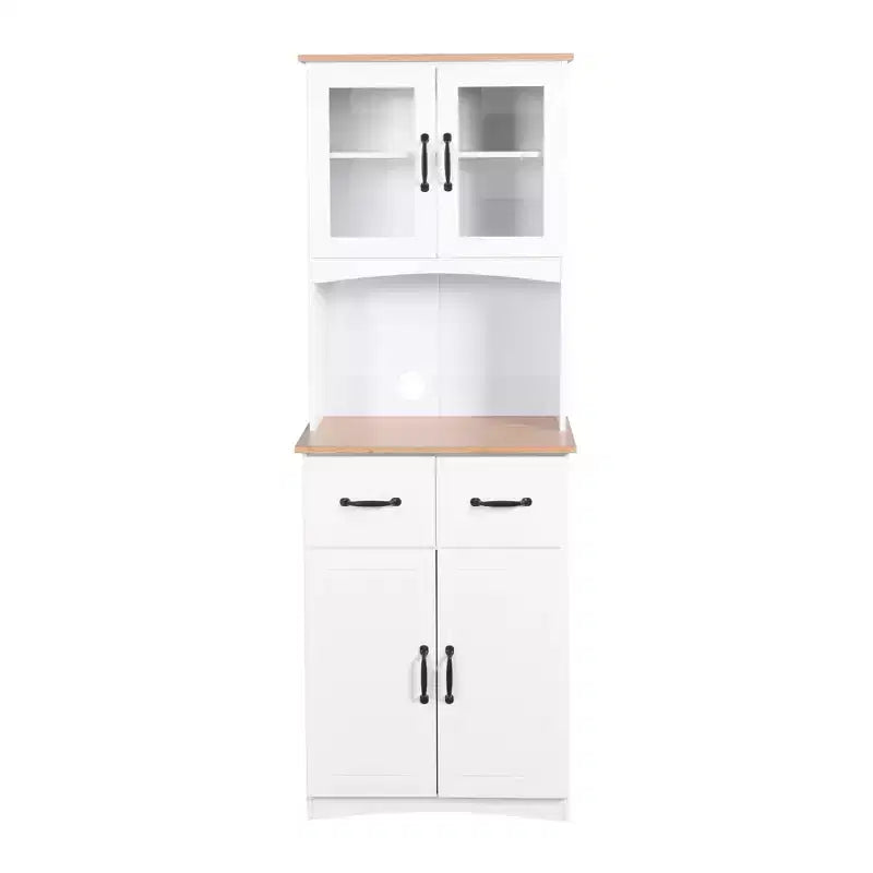 Credenza in legno a 4 ante e 2 cassetti