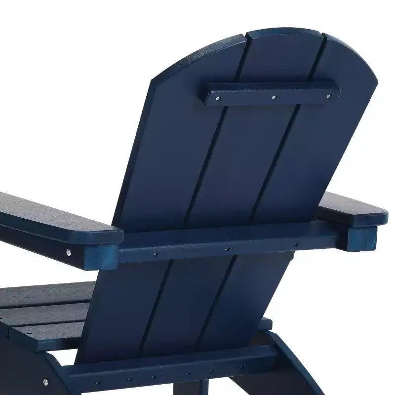 WestinTrends Malibu 3-Piece Kids HDPE Adirondack Chairs Set with Square Side Table and Cup Holders