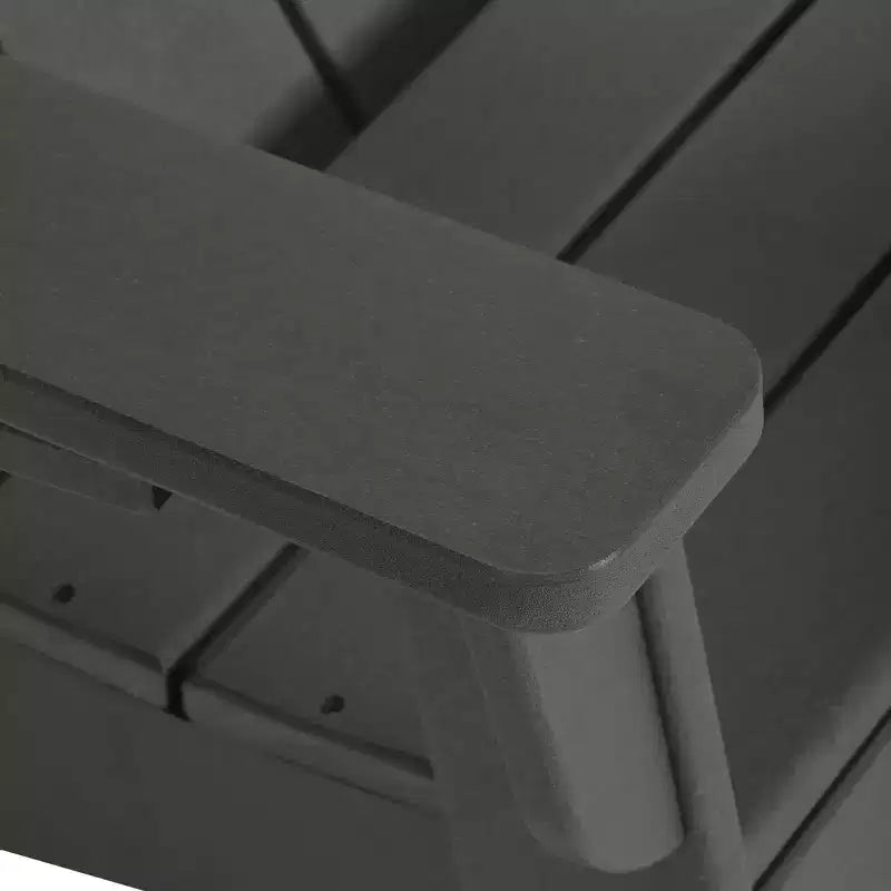 WestinTrends Ashore Chaises à bascule modernes Adirondack en plastique HDPE pour enfants (Lot de 2)
