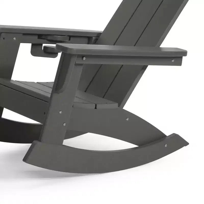 WestinTrends Ashore Chaises à bascule modernes Adirondack en plastique HDPE pour enfants (Lot de 2)