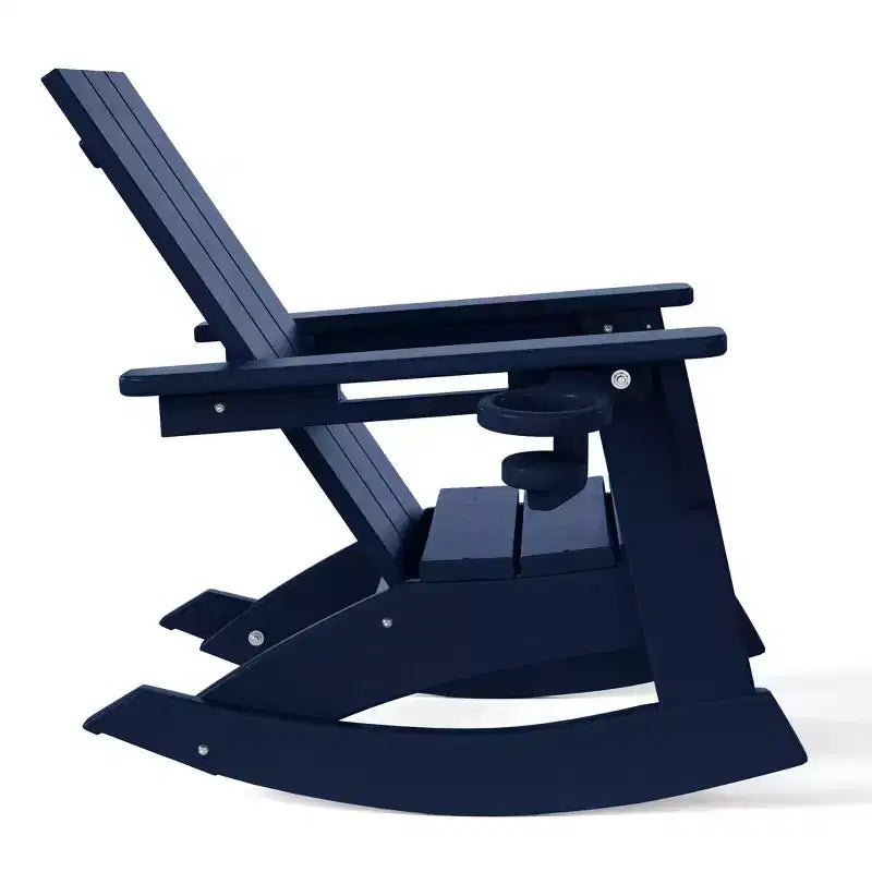 WestinTrends Ashore Chaises à bascule modernes Adirondack en plastique HDPE pour enfants (Lot de 2)