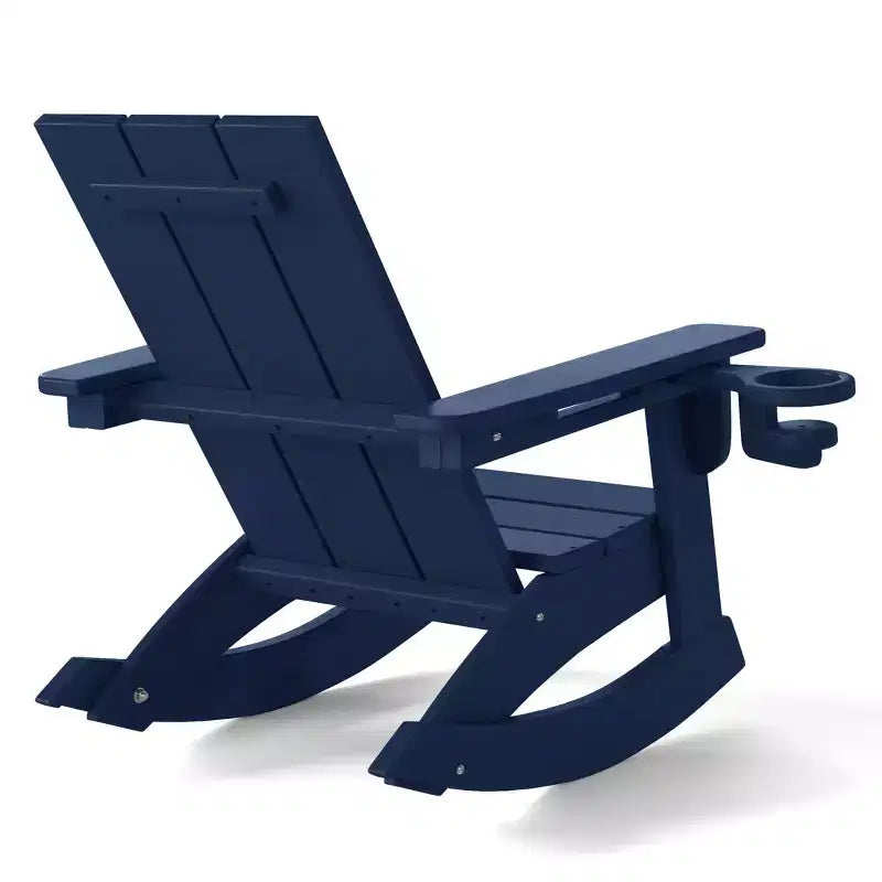 WestinTrends Ashore Chaises à bascule modernes Adirondack en plastique HDPE pour enfants (Lot de 2)