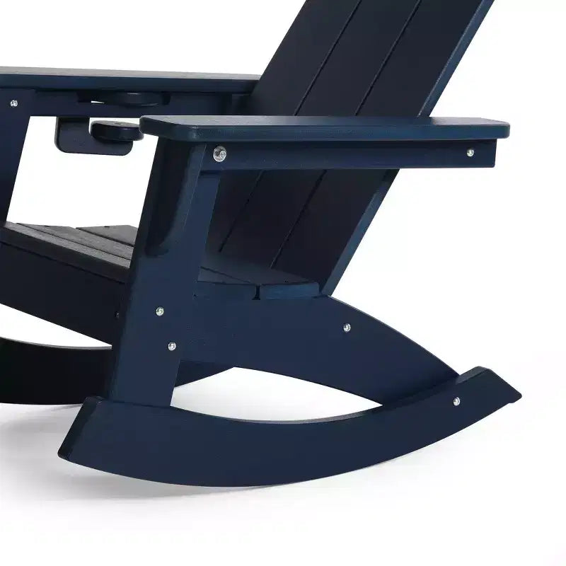 WestinTrends Ashore Chaises à bascule modernes Adirondack en plastique HDPE pour enfants (Lot de 2)