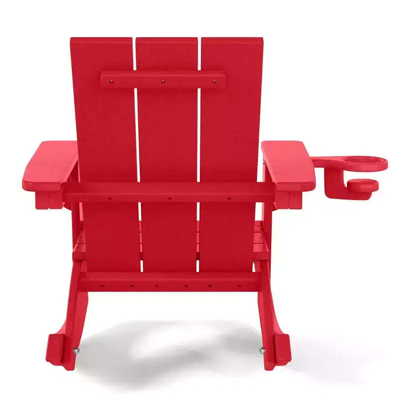 WestinTrends Ashore Chaises à bascule modernes Adirondack en plastique HDPE pour enfants (Lot de 2)