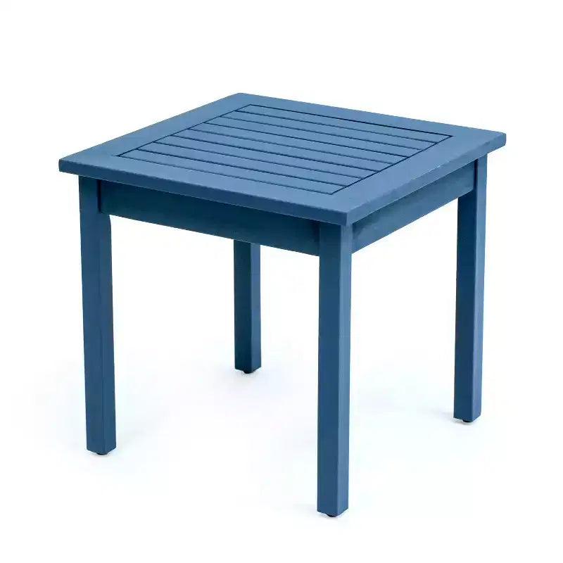 JONATHAN Y Archer 18.9 Modern Classic Square Slatted Solid Acacia Wood Indoor/Outdoor Adirondack Side Table