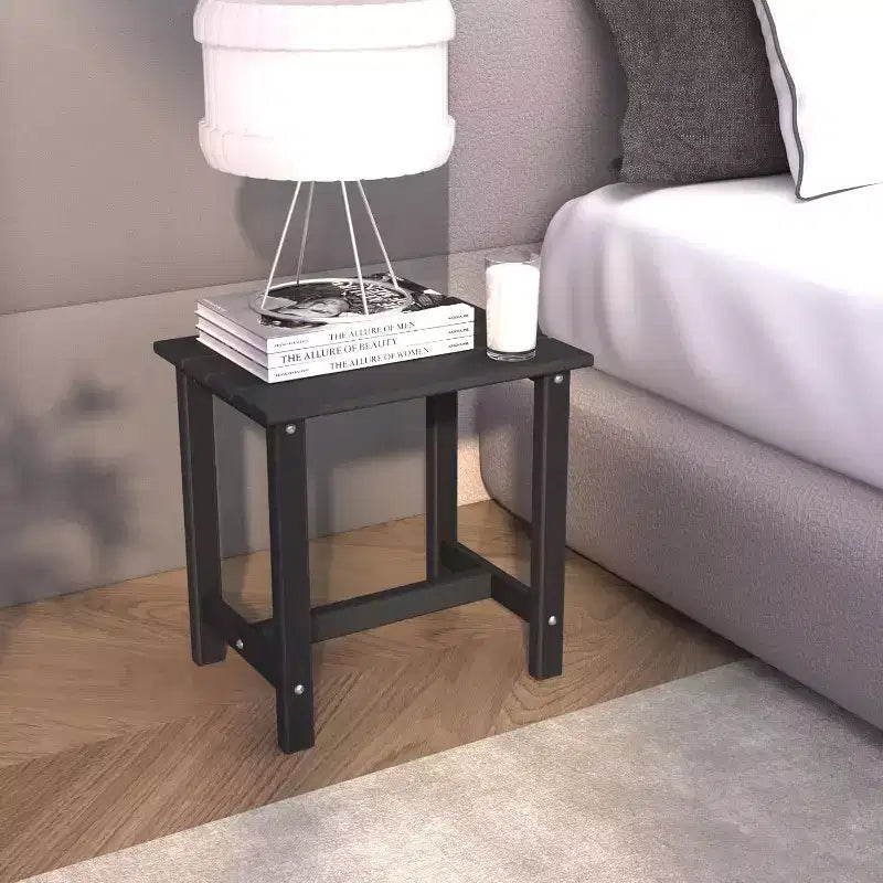 Table d'appoint d'extérieur Tree City, 45 cm, résistante aux intempéries, en HDPE, pour chaise Adirondack, petite table durable pour véranda, jardin et cour