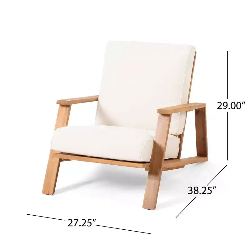 TUYOHW Boho Adirondack Chair,Set of 1,Patio Accent Chairs,Outdoor Acacia Conversation seat for Porch,Garden & Backyard,400lbs Capacity