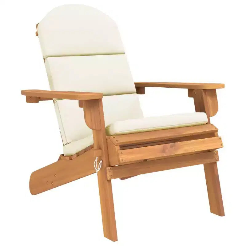 vidaXL Garden Lounge Set Brown Solid Acacia wood Standard Foldable