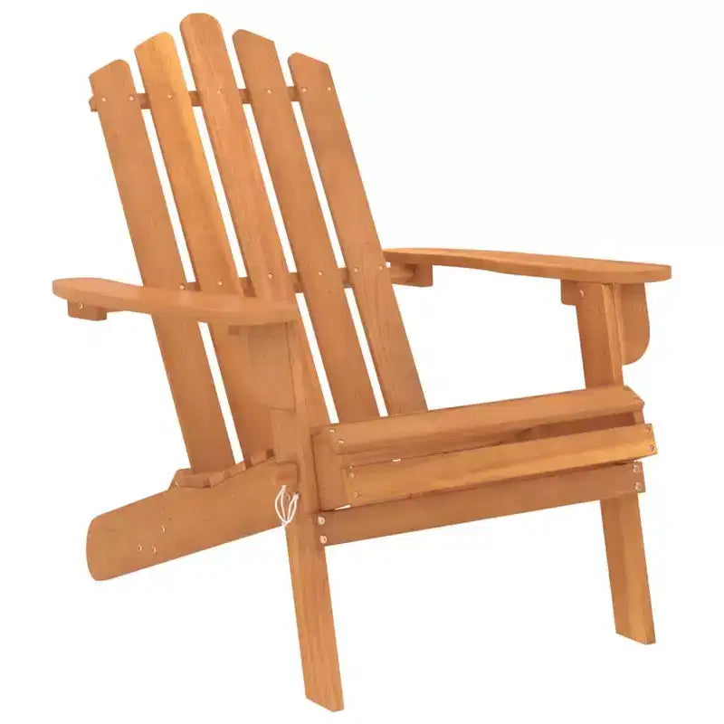 vidaXL Garden Lounge Set Brown Solid Acacia wood Standard Foldable