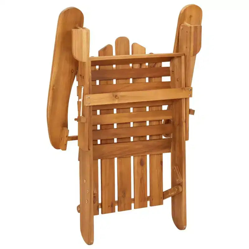 vidaXL Garden Lounge Set Brown Solid Acacia wood Standard Foldable