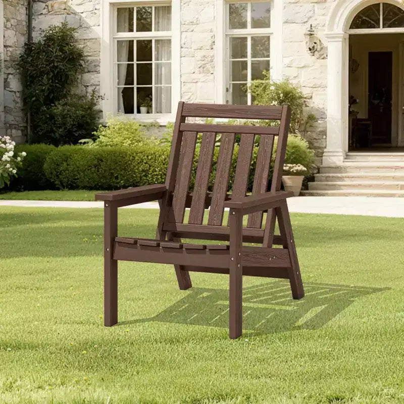 Hyleory HDPE Patio Adjustable Adirondack Chair, All Weather Outdoor Chair