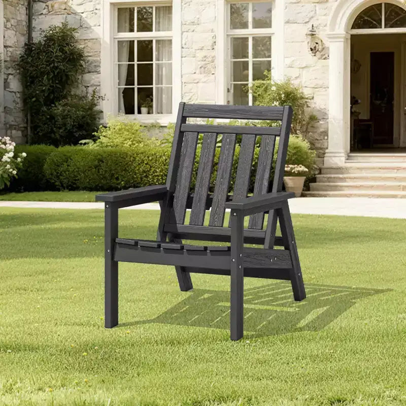 Hyleory HDPE Patio Adjustable Adirondack Chair, All Weather Outdoor Chair