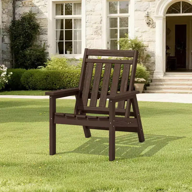 Hyleory HDPE Patio Adjustable Adirondack Chair, All Weather Outdoor Chair