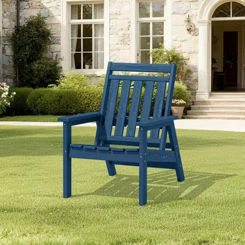 Hyleory HDPE Patio Adjustable Adirondack Chair, All Weather Outdoor Chair