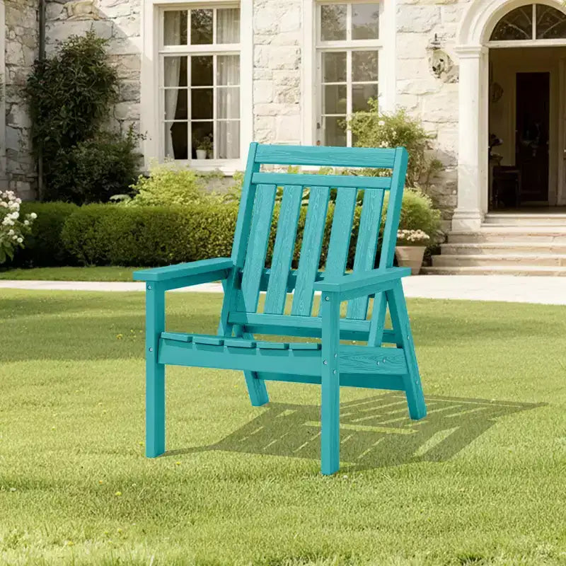 Hyleory HDPE Patio Adjustable Adirondack Chair, All Weather Outdoor Chair