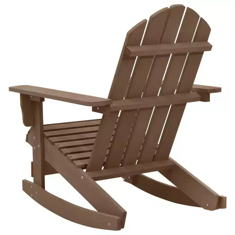 vidaXL Adirondack Rocking Chair Lounge Patio Chair for Garden Solid Wood Fir