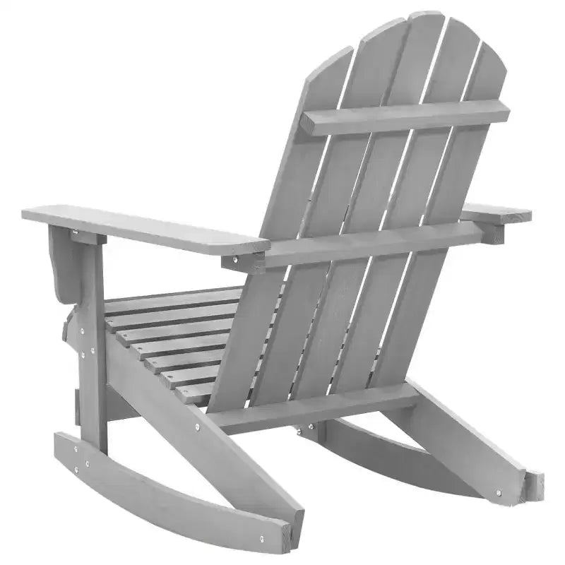 vidaXL Adirondack Rocking Chair Lounge Patio Chair for Garden Solid Wood Fir