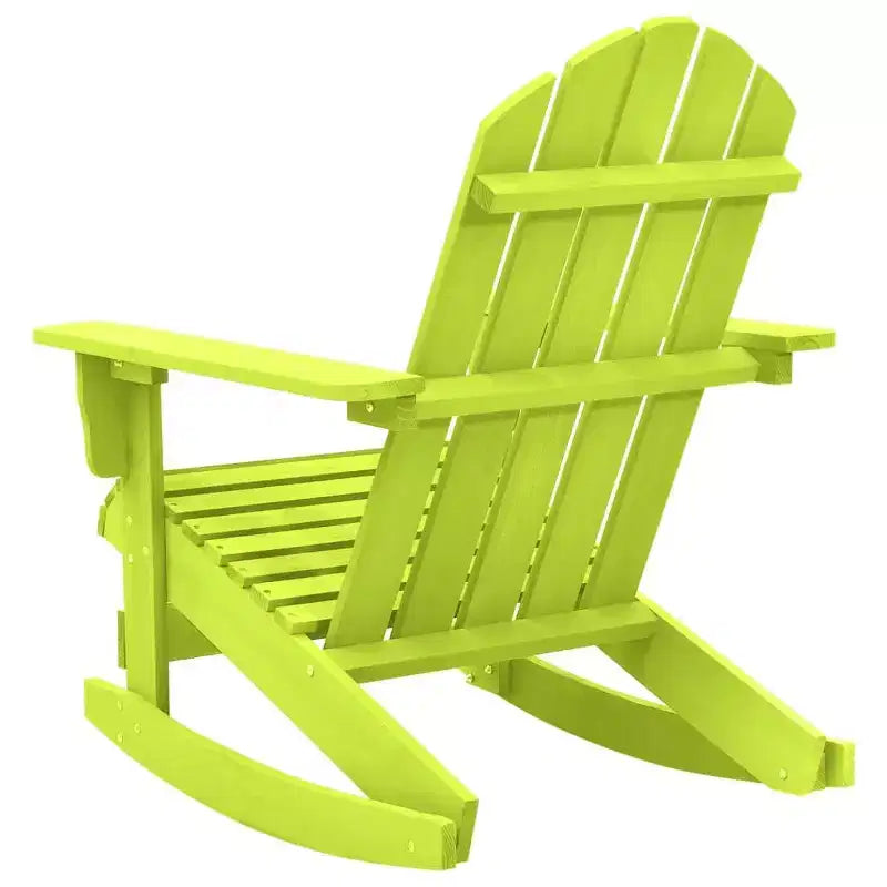 vidaXL Adirondack Rocking Chair Lounge Patio Chair for Garden Solid Wood Fir