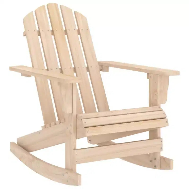 vidaXL Adirondack Rocking Chair Lounge Patio Chair for Garden Solid Wood Fir