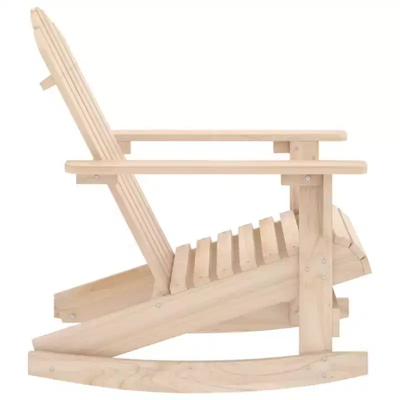vidaXL Adirondack Rocking Chair Lounge Patio Chair for Garden Solid Wood Fir