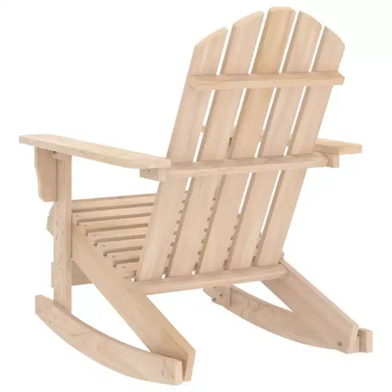 vidaXL Adirondack Rocking Chair Lounge Patio Chair for Garden Solid Wood Fir