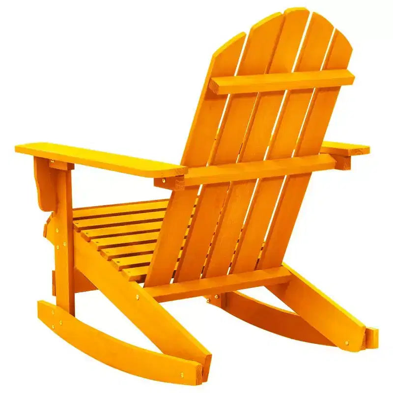 vidaXL Adirondack Rocking Chair Lounge Patio Chair for Garden Solid Wood Fir
