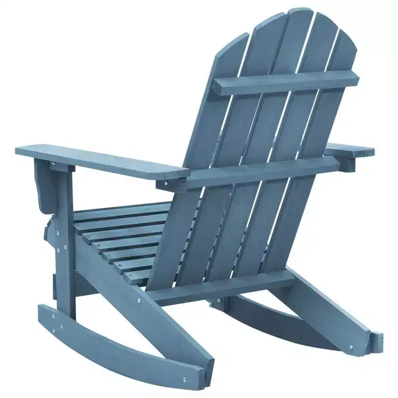 vidaXL Adirondack Rocking Chair Lounge Patio Chair for Garden Solid Wood Fir
