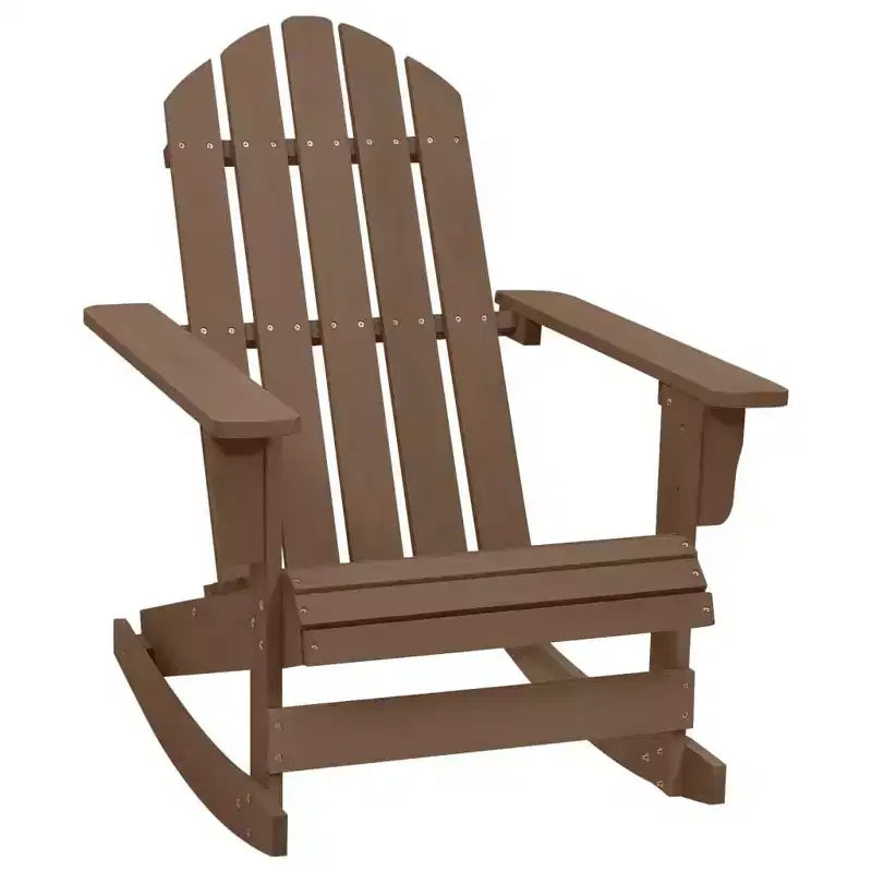 vidaXL Adirondack Rocking Chair Lounge Patio Chair for Garden Solid Wood Fir