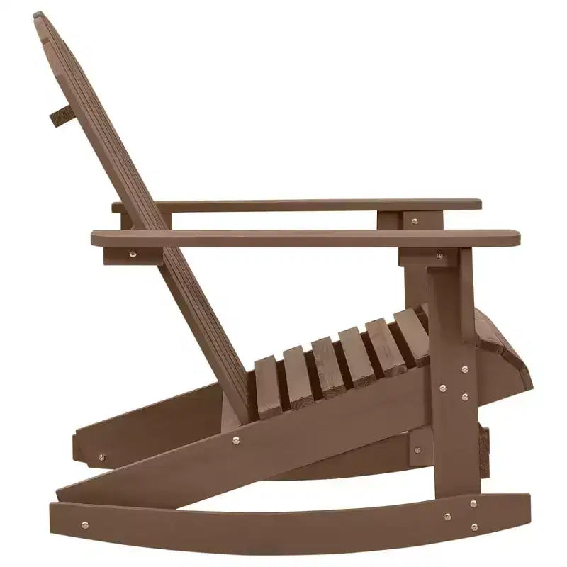 vidaXL Adirondack Rocking Chair Lounge Patio Chair for Garden Solid Wood Fir
