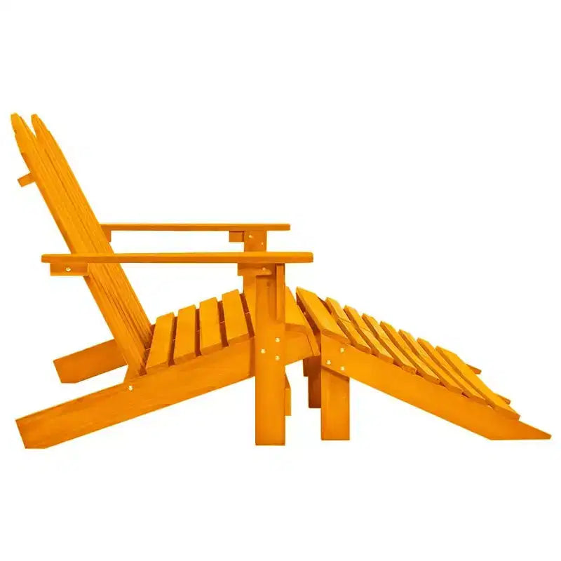 vidaXL Fauteuil Adirondack 2 places avec repose-pieds - Bois de sapin massif - Plusieurs couleurs