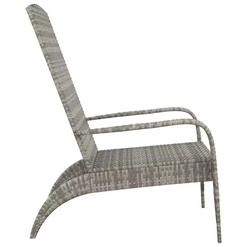 vidaXL Garden Adirondack Chair Poly Rattan