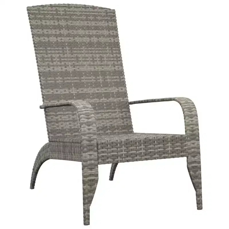 vidaXL Garden Adirondack Chair Poly Rattan