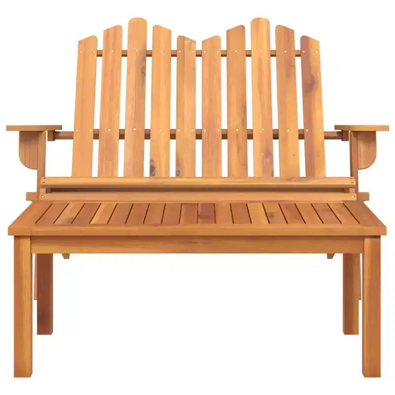 2-Piece Adirondack Garden Lounge Set  Solid Wood Acacia Furniture