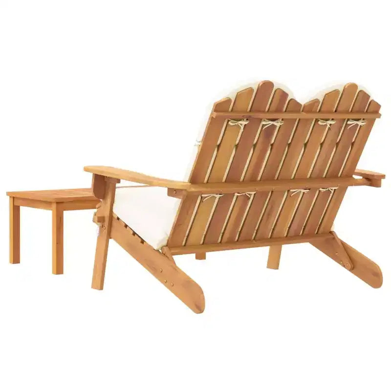 2-Piece Adirondack Garden Lounge Set  Solid Wood Acacia Furniture